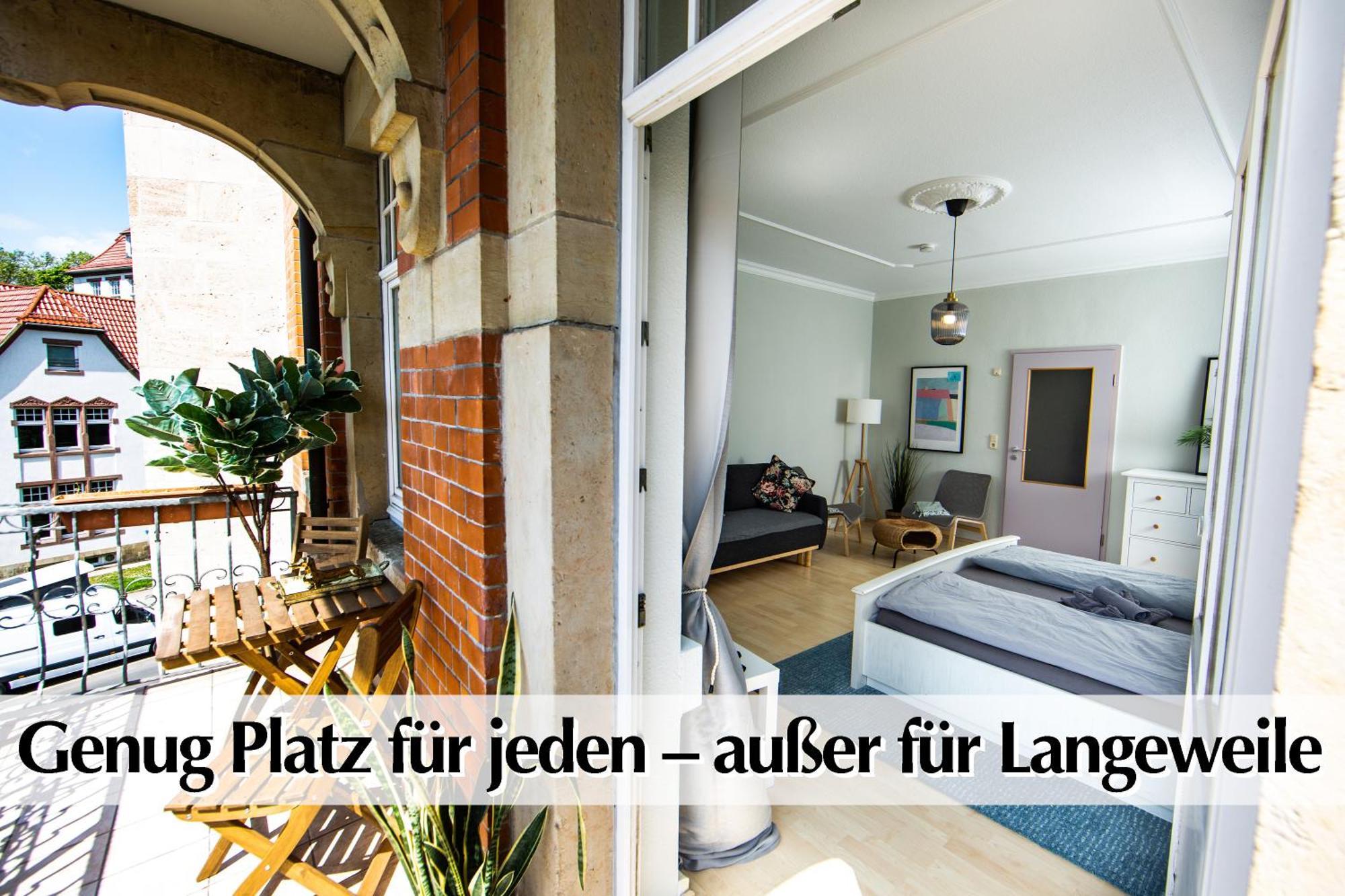 12 Fewos Im Jugendstilhaus Mit Aufzug, Terrasse, Kingsize-Bett, Smart-Tv, Etc Erfurt Phòng bức ảnh
