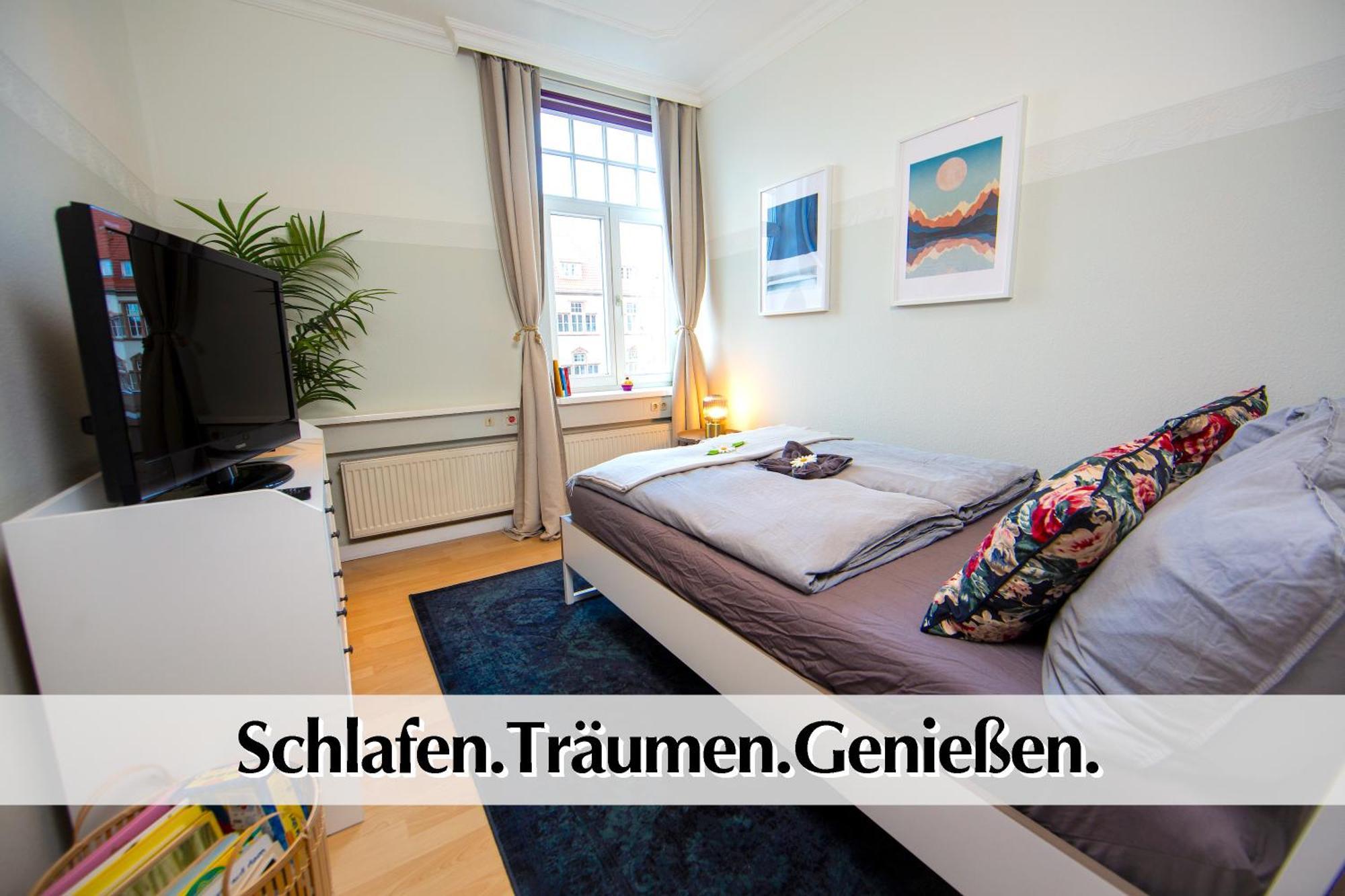 12 Fewos Im Jugendstilhaus Mit Aufzug, Terrasse, Kingsize-Bett, Smart-Tv, Etc Erfurt Phòng bức ảnh